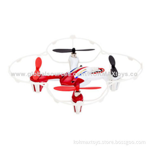 2.4GHz Mini 4-channel 6-axis RC Quadcopter UFO, Red And Blue